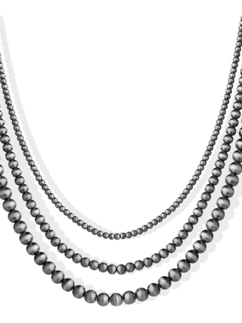 Navajo Pearl Necklace for Women Men Handmade Long Boho Turquoise Necklace Wester